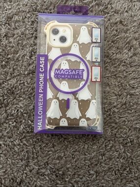 Micase MagSafe Compatible Halloween Ghost Phone Case - Beige